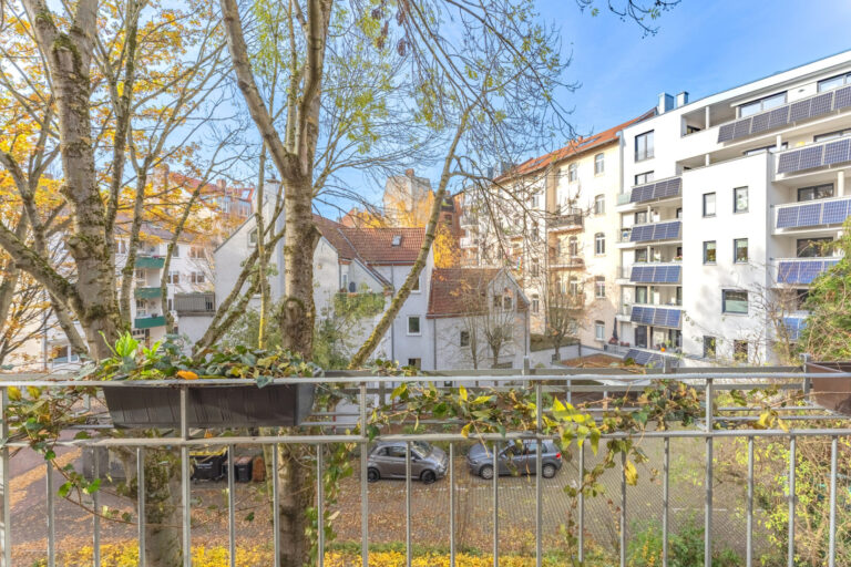 Nordwestlicher Blick vom Balkon