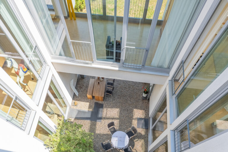 Blick in das Atrium