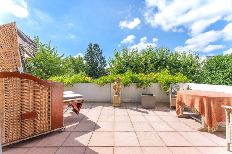 Terrasse am Masterbedroom
