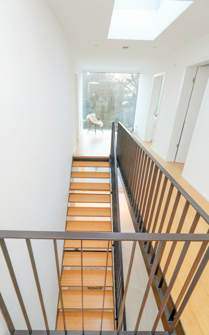 Treppenhaus und Flur im Obergeschoss