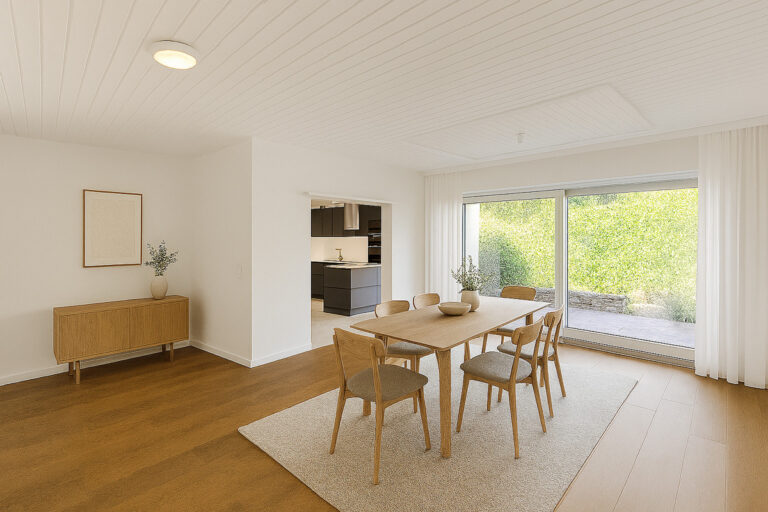 Esszimmer. AI-Simulation