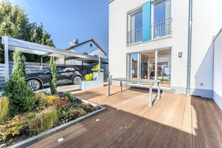 Terrasse am Wohnbereich