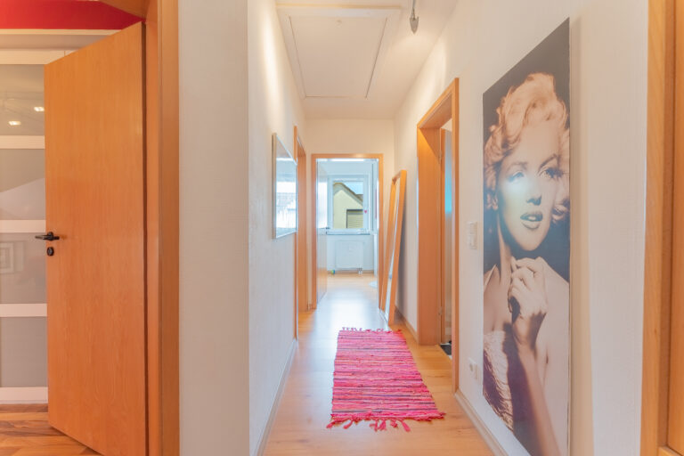 Flur im Obergeschoss Haus 1