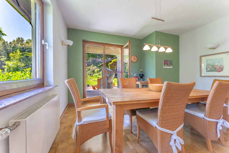 Essbereich mit Terrassenzugang