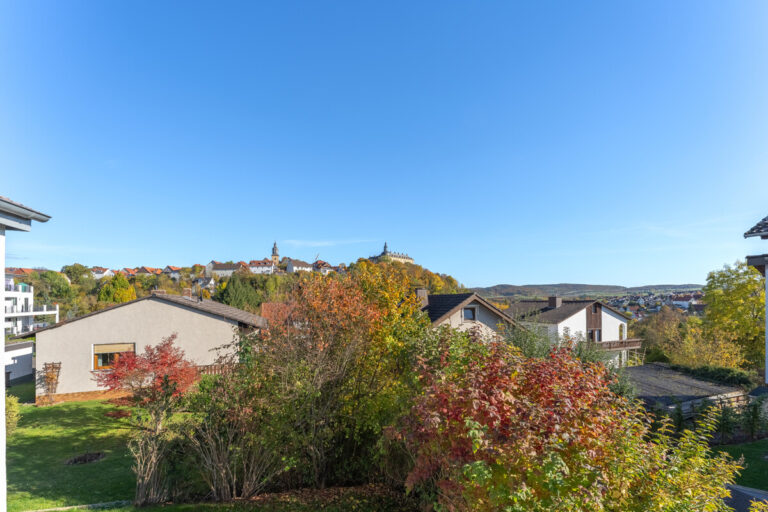 Fernblick vom Balkon