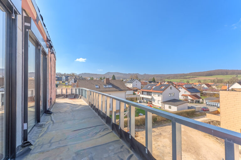 Dachterrasse vor dem Schlafbereich