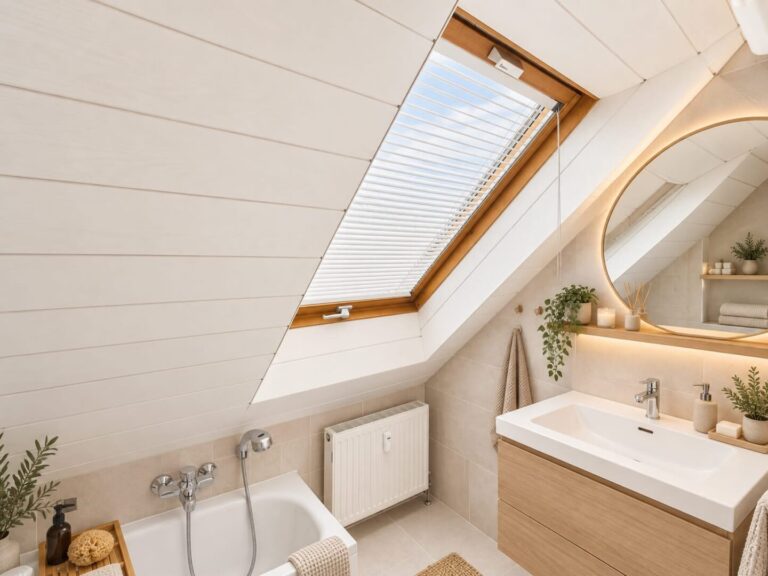 Anbau (OG) - Badezimmer (KI animiert)