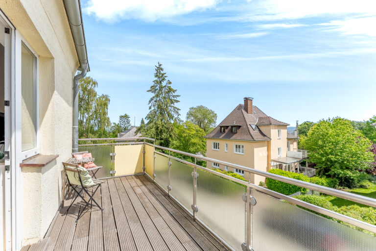 Blick vom Balkon Obergeschoss