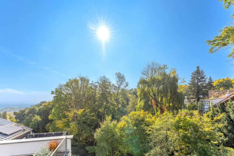 Blick von der Dachterrasse
