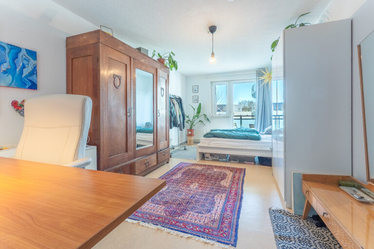 Schlafzimmer. Wohnung 6 im 2. OG rechts