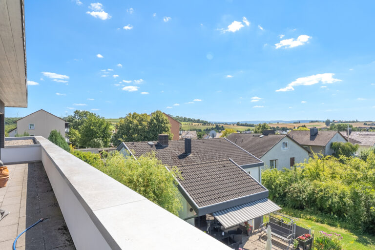 Blick von der Dachterrasse