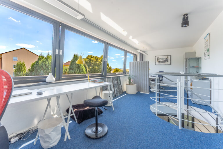 Blick vom Büro 1 zum Büro 2