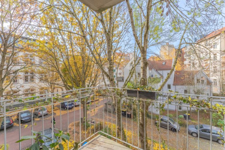 West-Blick vom Balkon