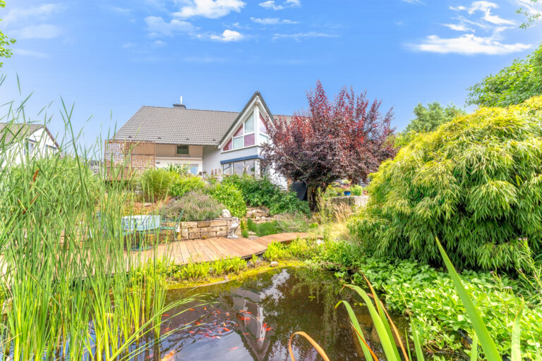 Gartenteich Haus 1