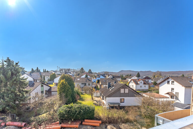 West-Blick von der Dachterrasse