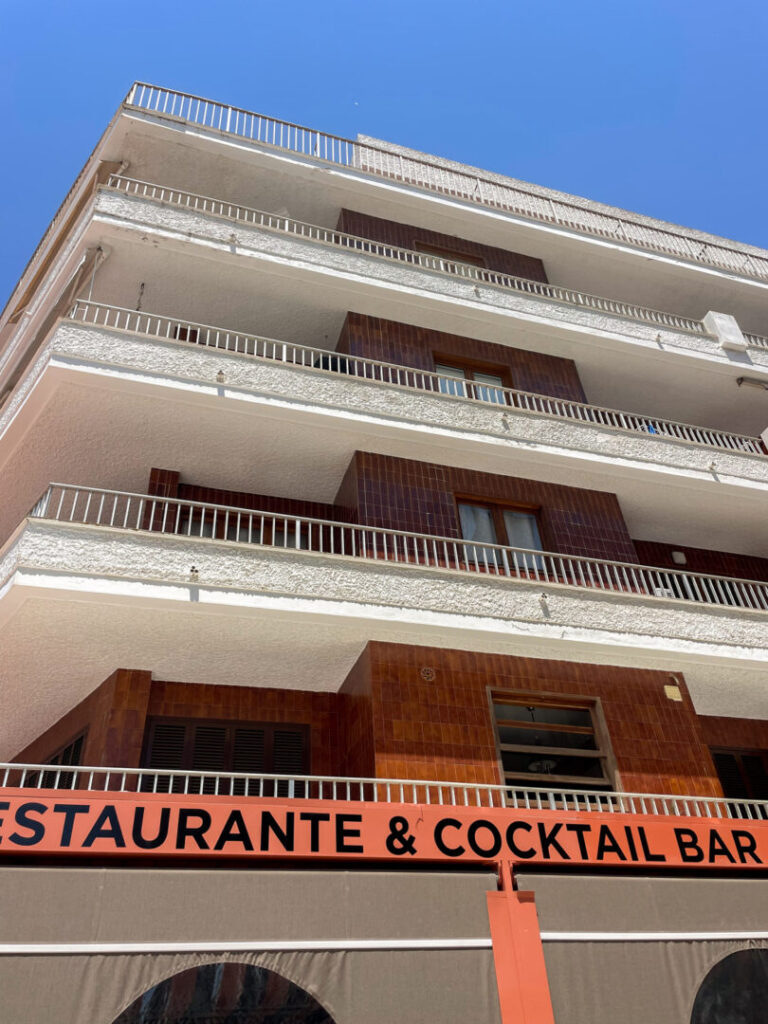 Fassade mit Loggia