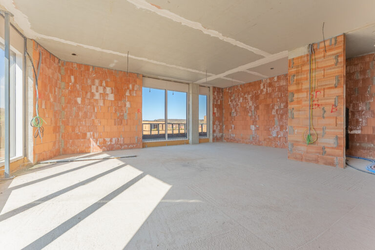 Offene Küche am Wohnzimmer