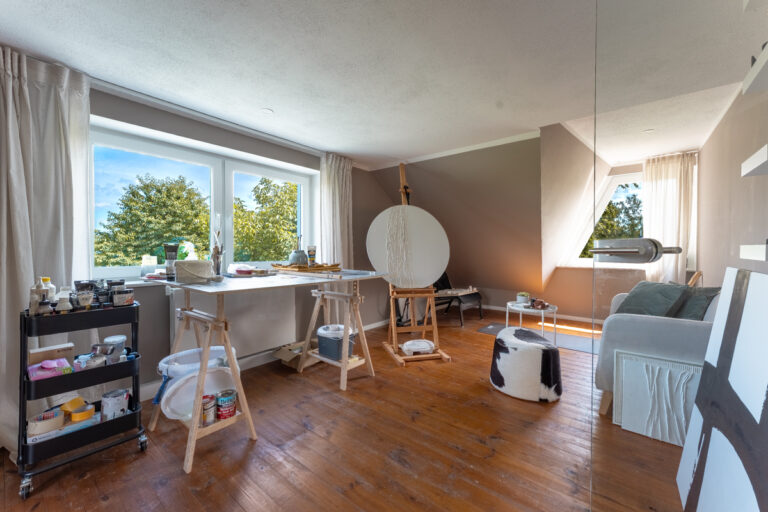 Arbeitszimmer im Dachgeschoss